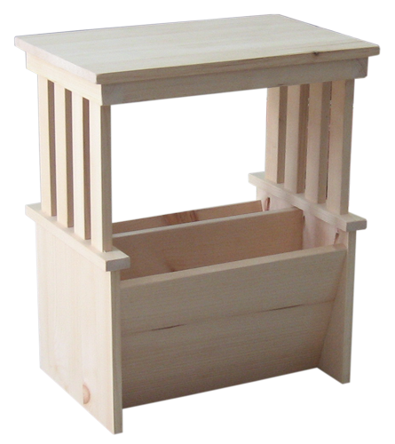 Rustic Magazine Rack