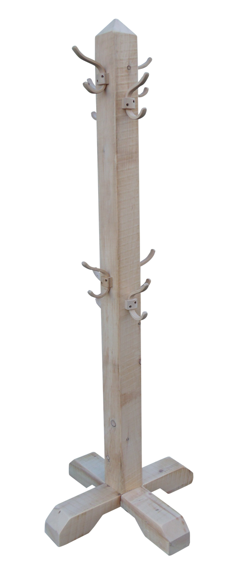 Rough Cut Hall Tree
