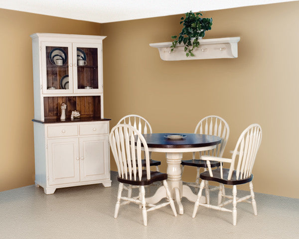 Rustic Pedestal Table