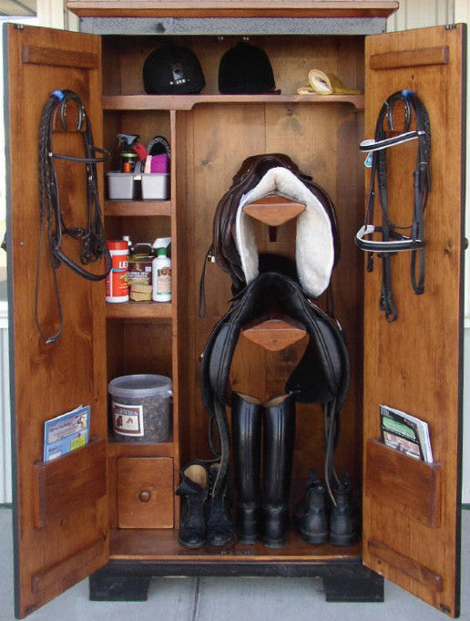 Rustic Tack Cabinet