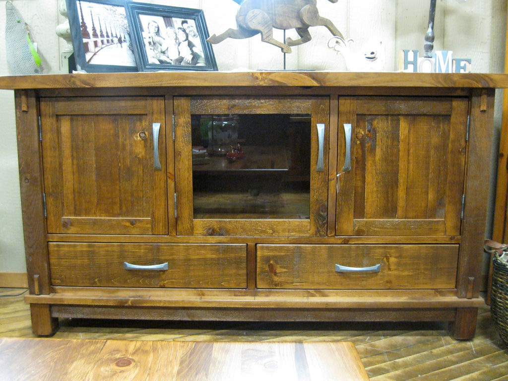 TTV3665 2 Drawer 2 3 Door Timber TV Stand