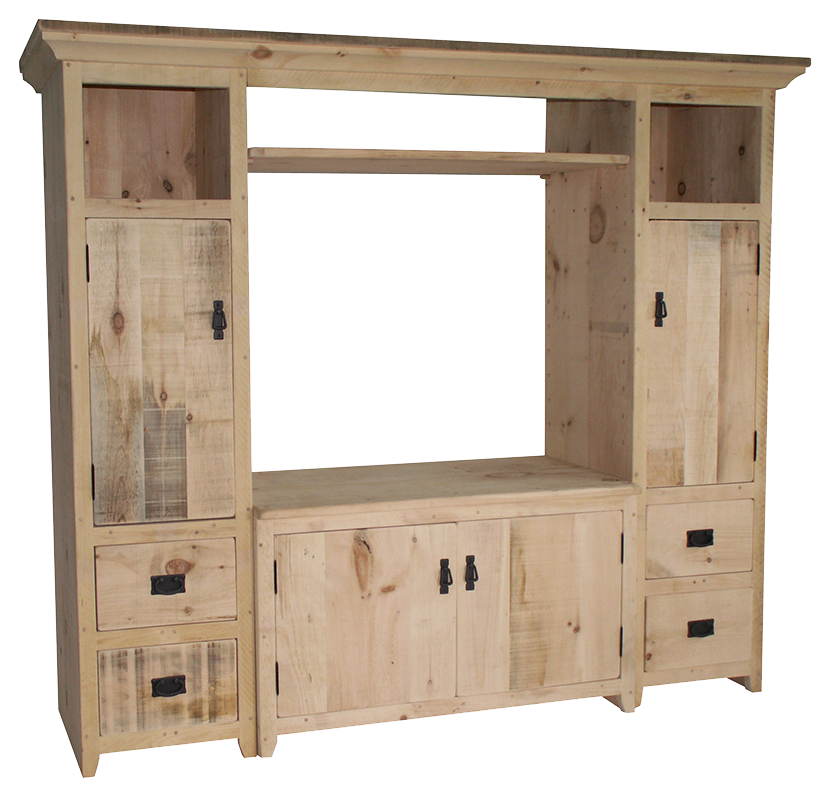 Rustic 3 Piece TV Unit