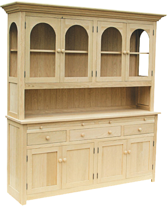 4 Door Buffet with Hutch (X400)