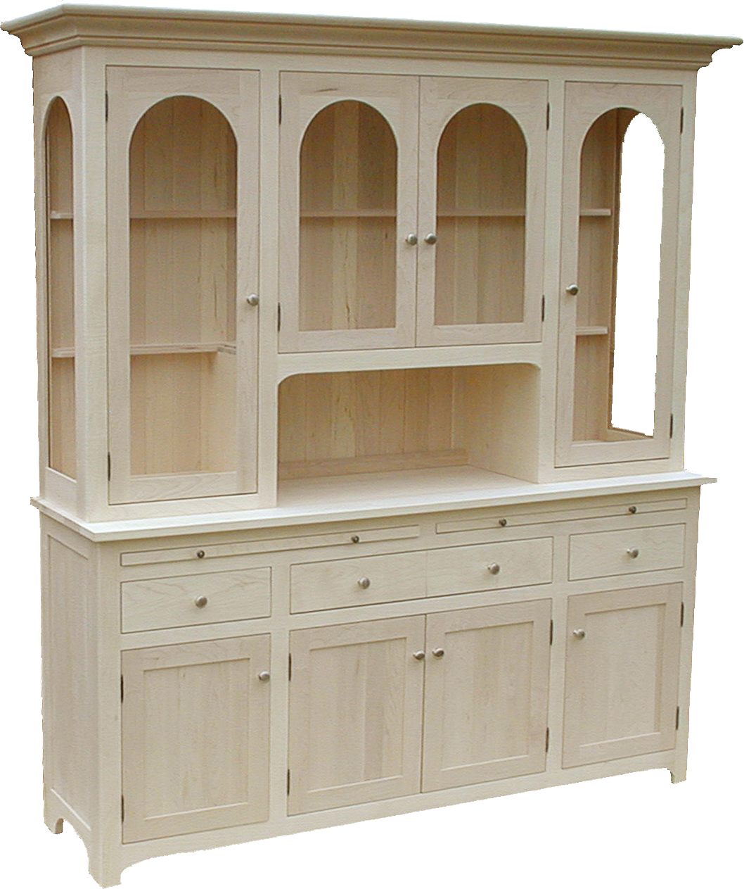4 Door Buffet with Hutch (X422)