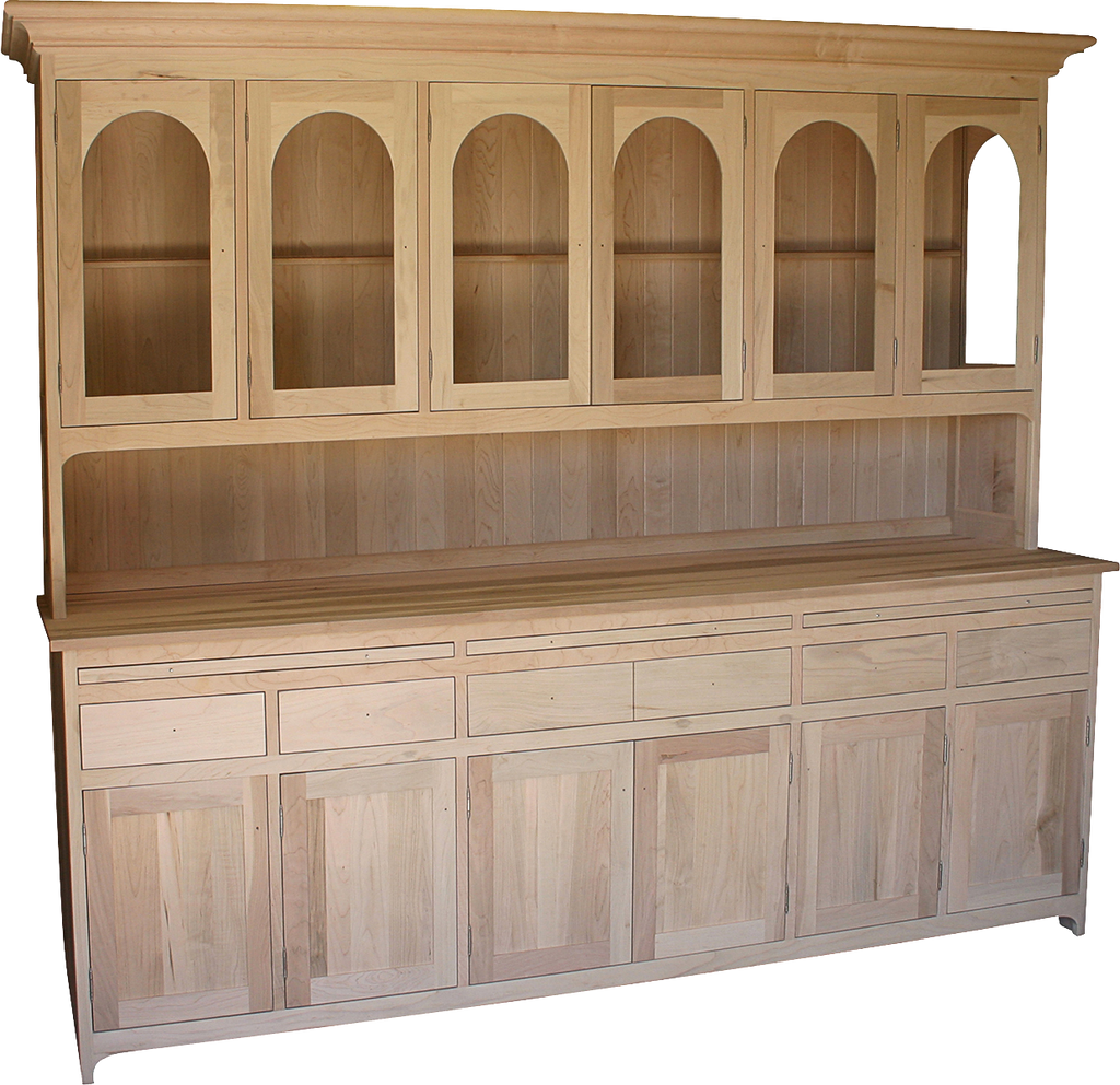6 Door Buffet with Hutch (X700)