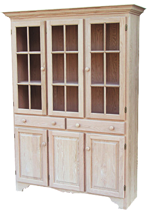 Legacy Old Country 2 Centre Drawer China Cabinet
