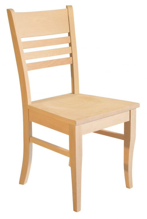 Alex Side Chair Unfinished Maple