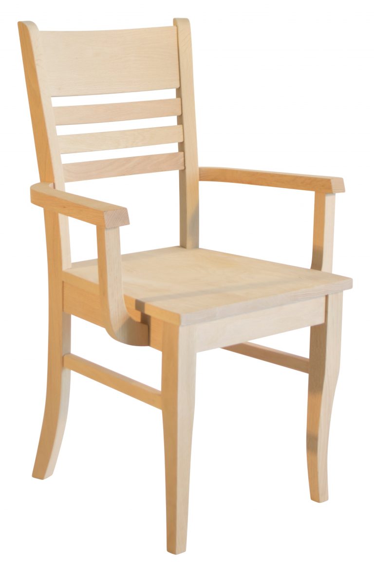 Alex Arm Chair Unfinished Maple