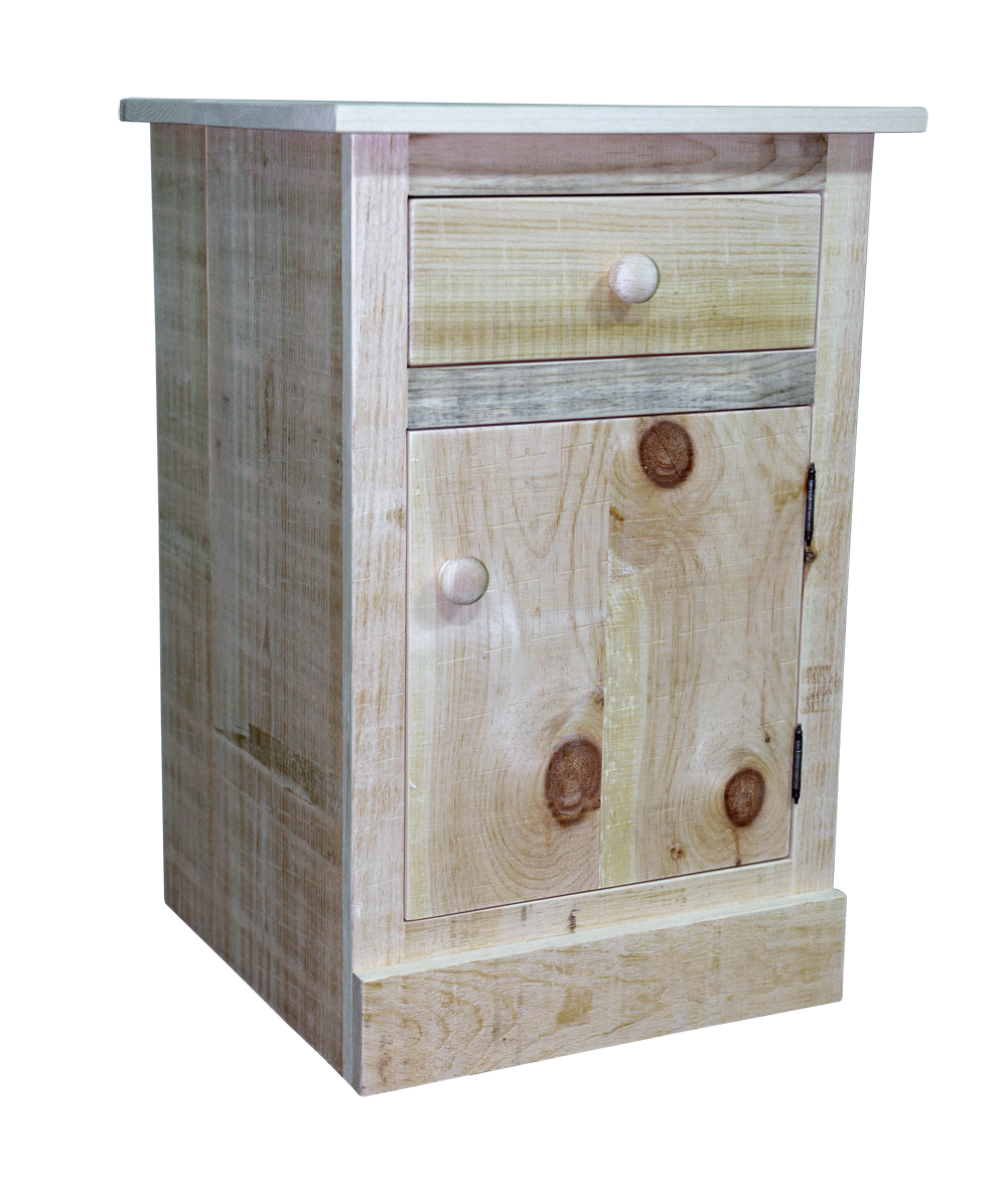 Rustic Pioneer 1 Drawer 1 Door Nightstand