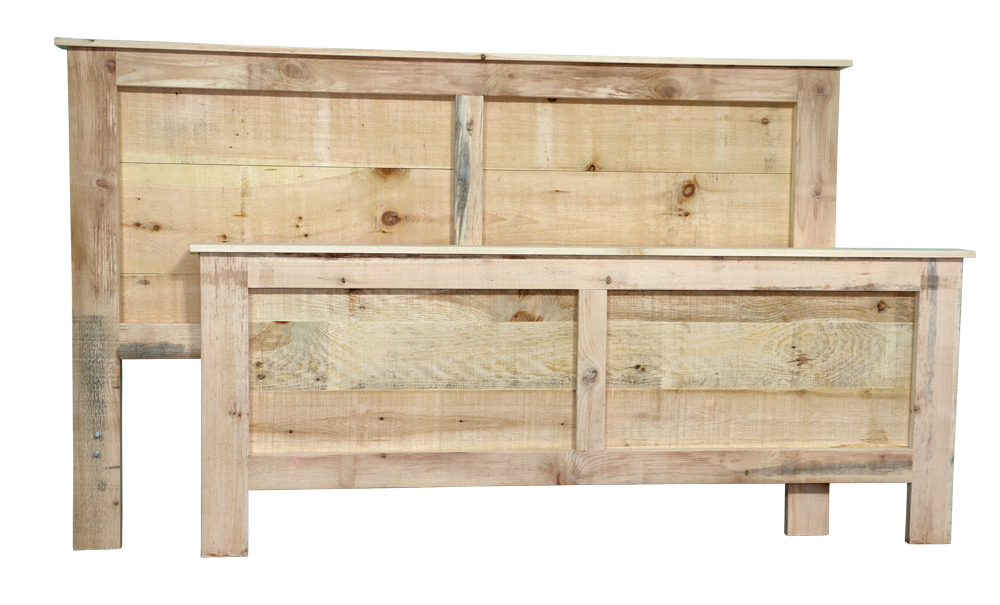 Rustic Pioneer Panel Bed