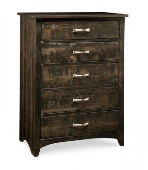 Bancroft 5 Deep Drawer Highboy