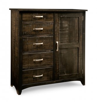 Bancroft 5 Drawer 1 Door Gentleman's Chest