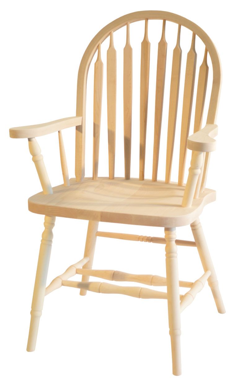 Big Seat Arrow Hoop Arm Chair