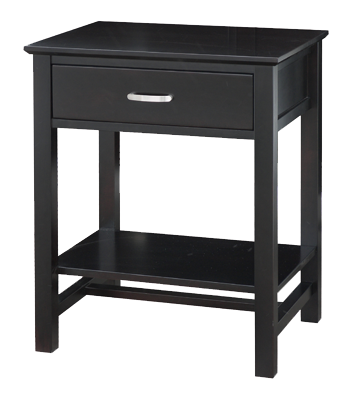 Brooklyn 1 Drawer Open Nightstand