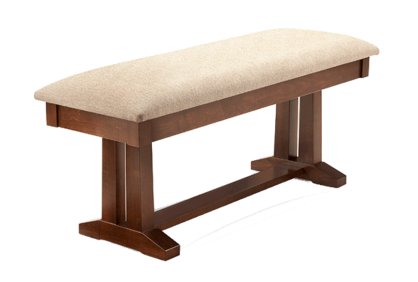 Brooklyn Fabric Dining Bench 48"W