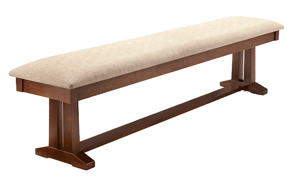 Brooklyn Fabric Dining Bench 72"W