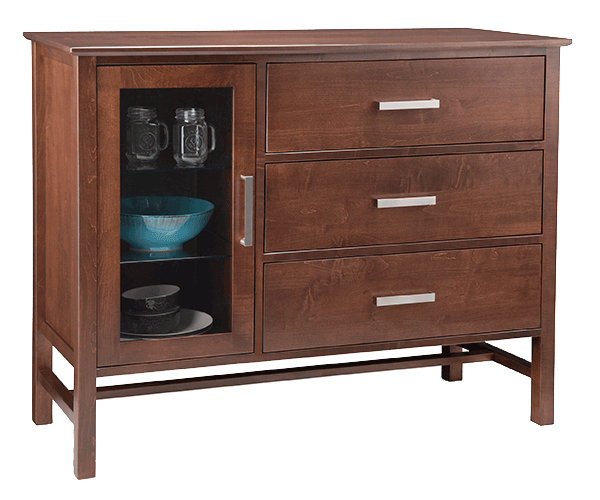 Brooklyn 3Drw 1Dr Sideboard (P-BR310G)