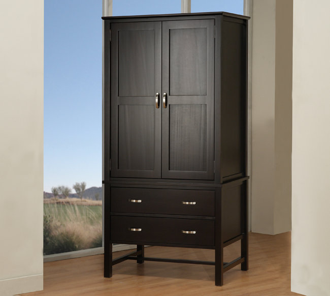 Brooklyn 2 Drawer 2 Door Armoire