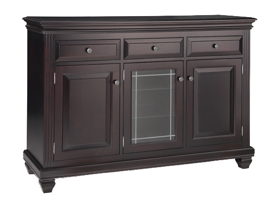 Sideboard with Glass Centre Door