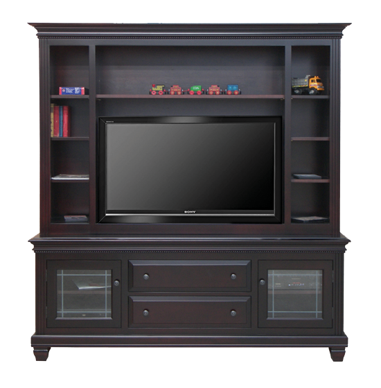Florentino 74" TV Console with Hutch