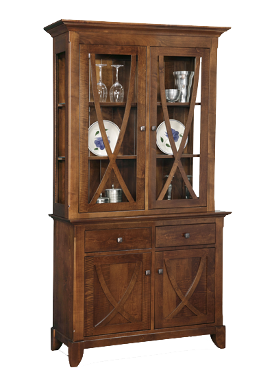 Florence 2 Drawer 4 Door Buffet with Hutch