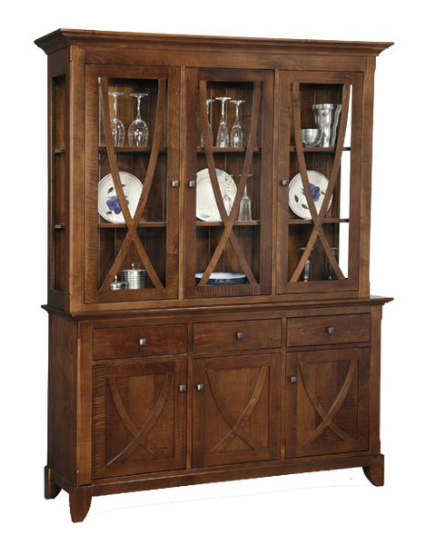Florence 3 Drawer 6 Door Buffet with Hutch