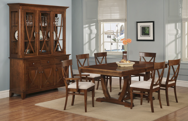 Florence 3 Drawer 6 Door Buffet with Hutch
