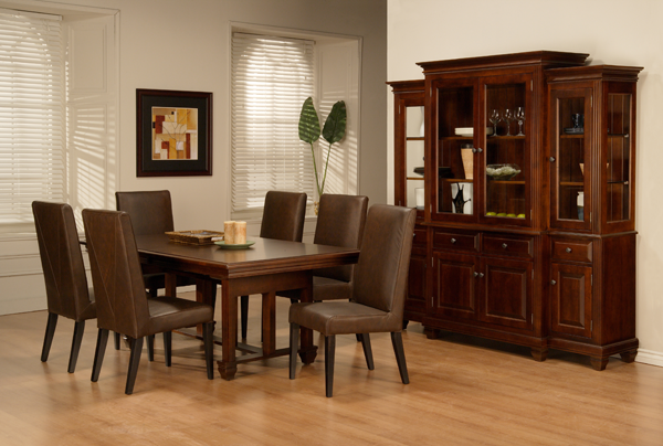 Florentino 4 Drawer 8 Door Buffet with Hutch
