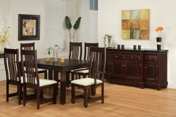 Florentino 4 Drawer 8 Door Buffet with Hutch