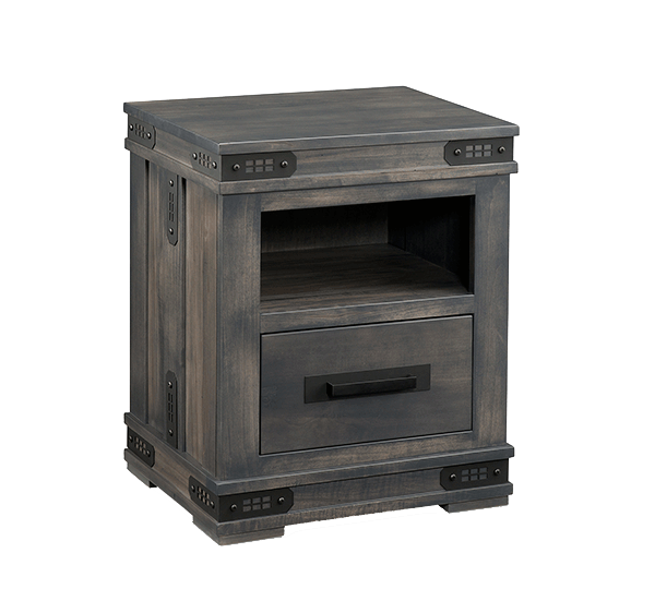 Gastown 1 Drawer Open Nightstand