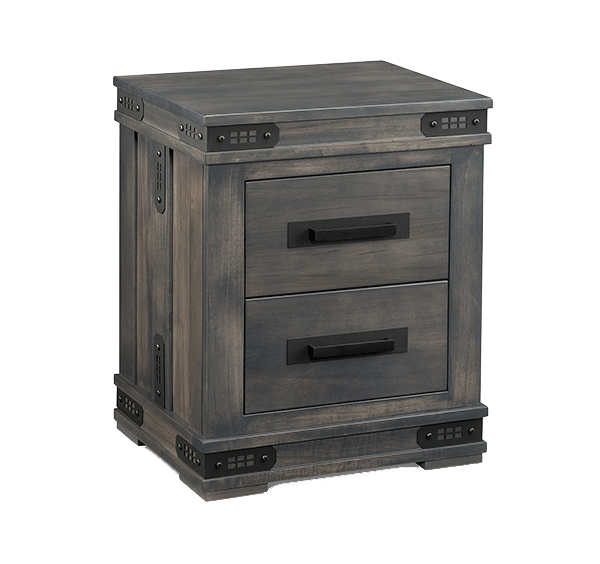 Gastown 2 Drawer Nightstand