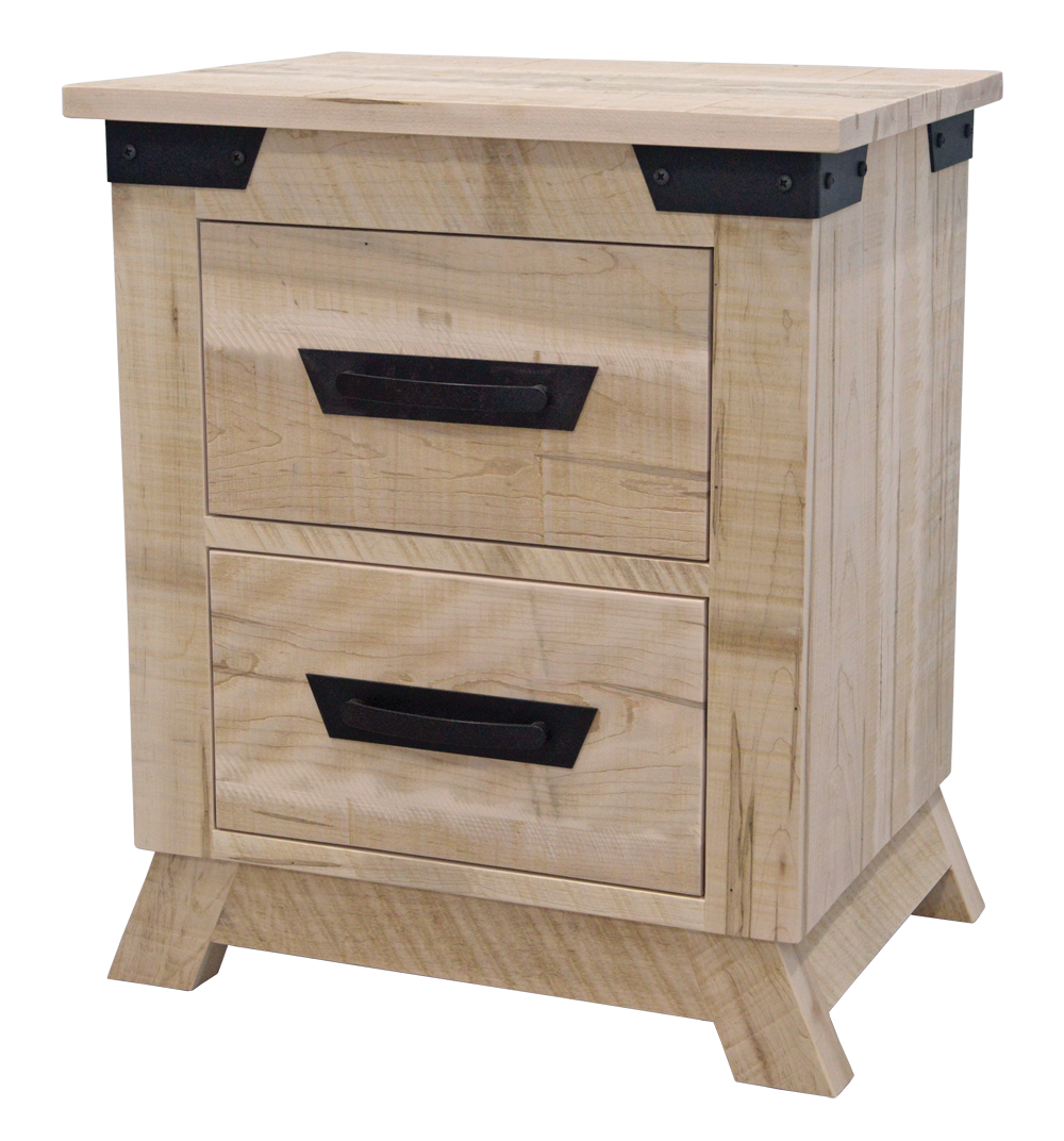 Hamilton 2 Drawer Nightstand (Angled feet)