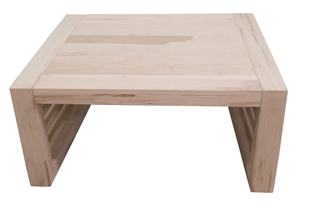 Louvered End Table