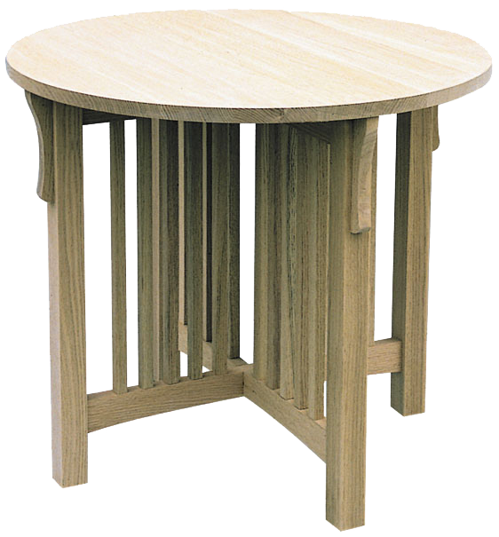 Mission Round Parlour Table