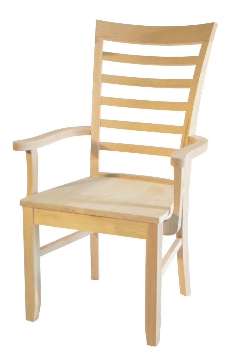 Modern Ladder Back Arm Chair