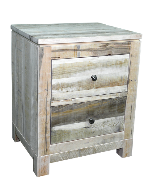 Rough Cut Metro 2 Drawer Nightstand