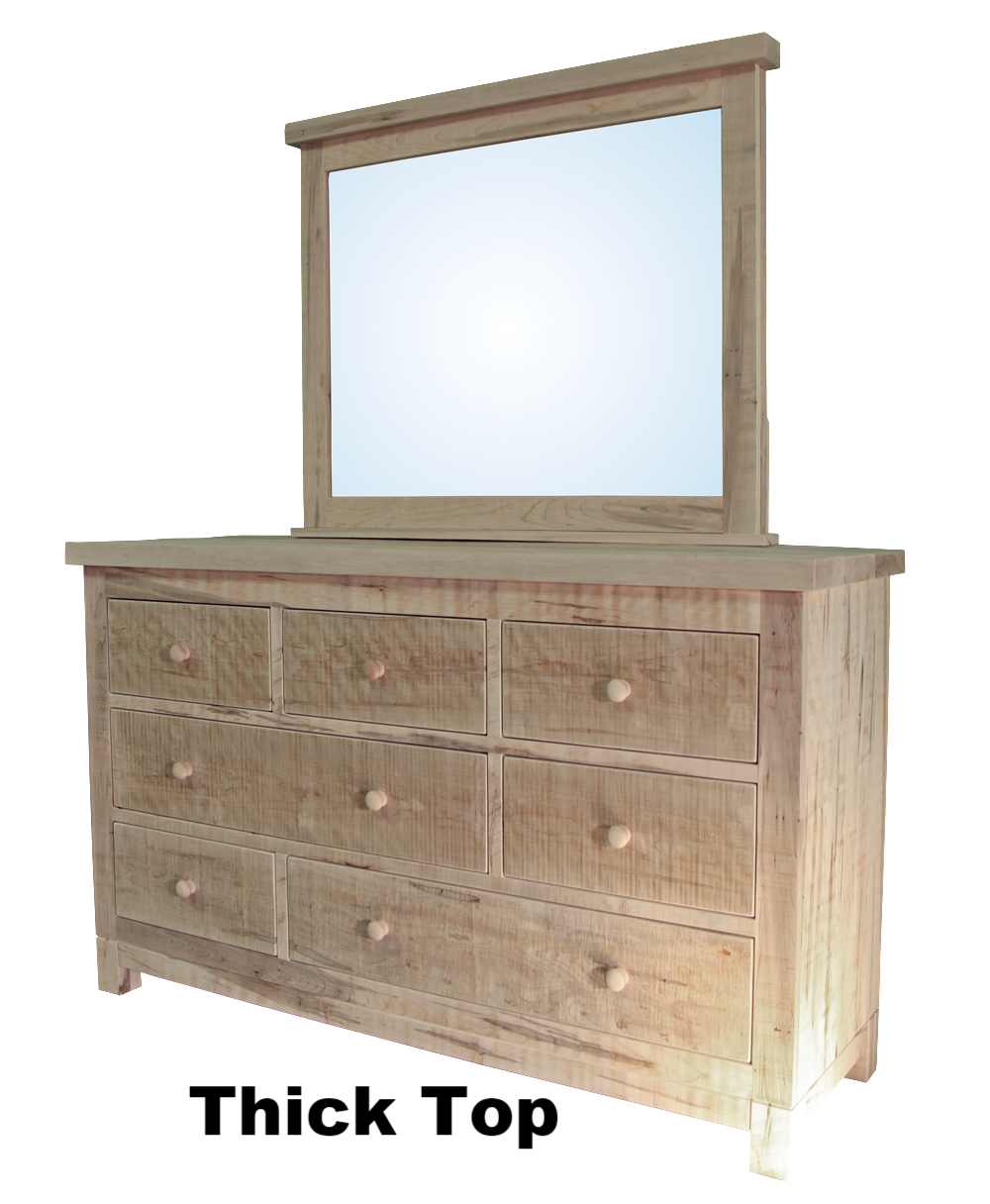 Rough Cut Metro 7 Drawer Dresser