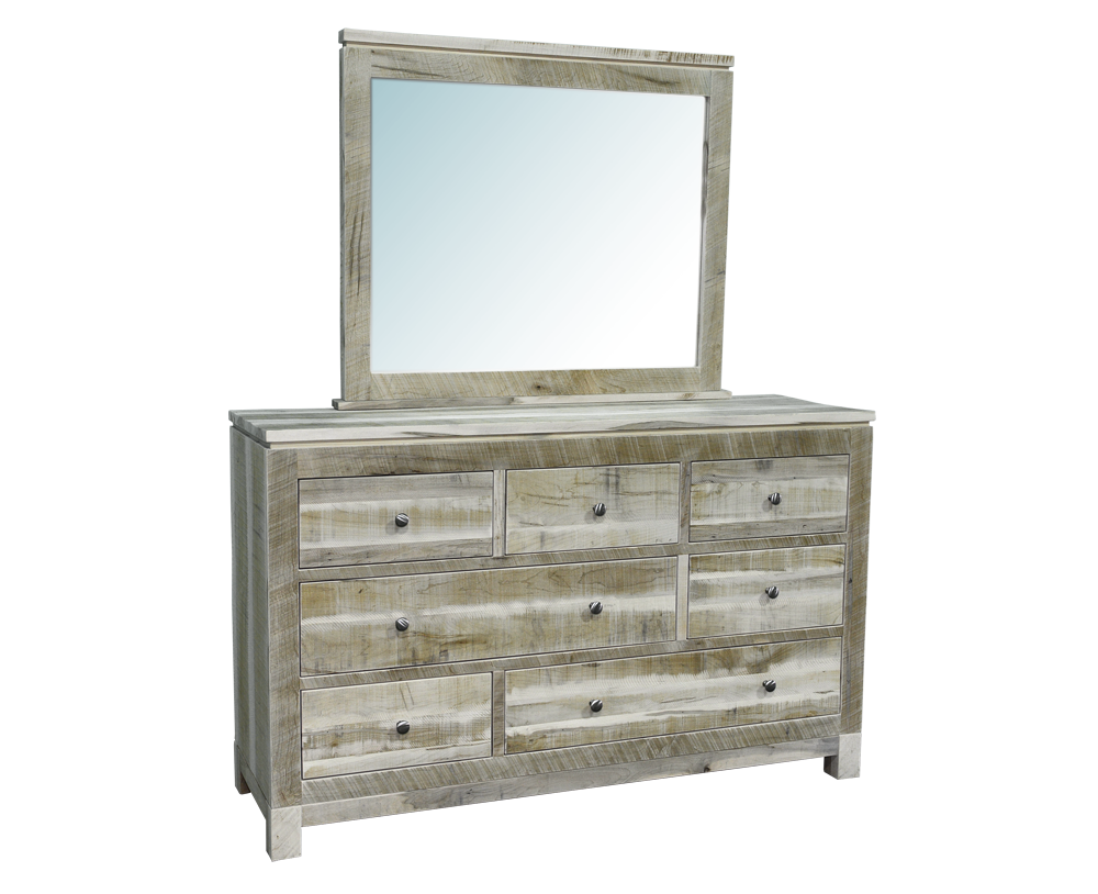 Rough Cut Metro 7 Drawer Dresser