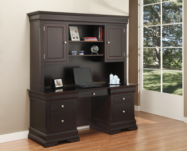 Computer Desk with Hutch