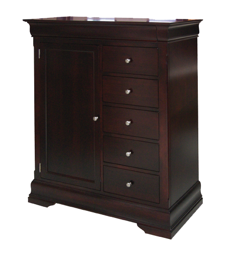 Phillipe 6 Drawer 1 Door Gentleman's Chest