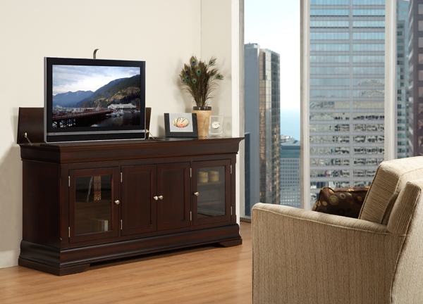 Phillipe 72" Lift TV Console with Remote Control Lift