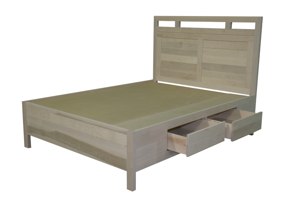 Urbana Panel Bed with 4 Drawers