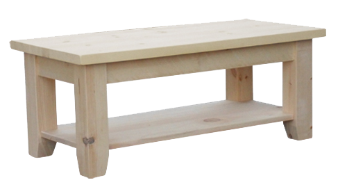 Dakota Rough Cut Coffee Table