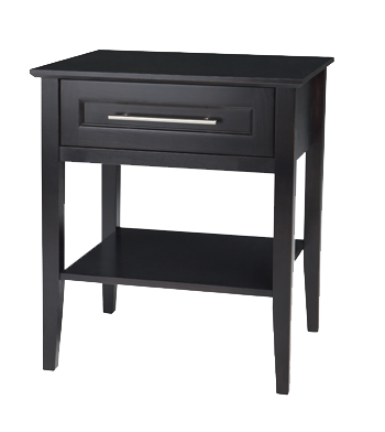 Stockholm 1 Drawer Open Nightstand