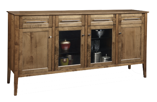 Stockholm 4 Drawer 4 Door Sideboard